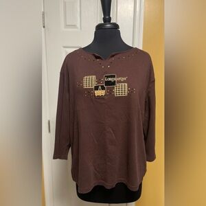 Vintage Longaberger Homestead Women’s Embellished Top